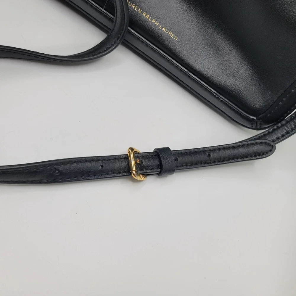 Lauren Ralph Lauren black leather